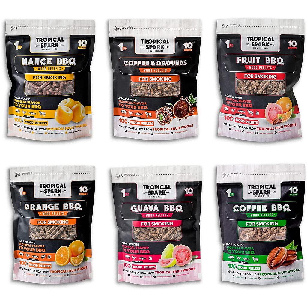 TROPICAL SPARK PELLETS AHUMADORES AROMATICAS DE MADERA 1 LB