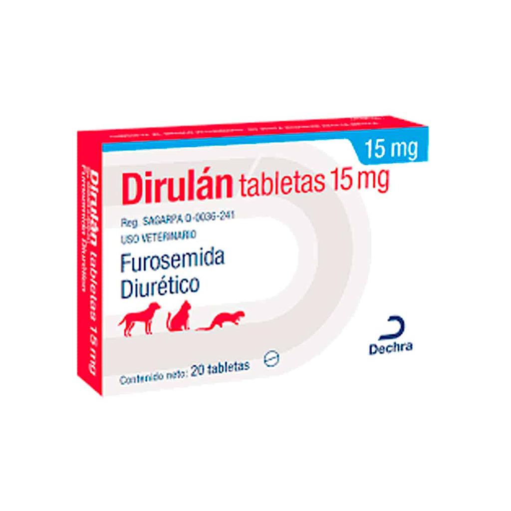 DIRULAN 15 MG CAJA 20 TABLETAS