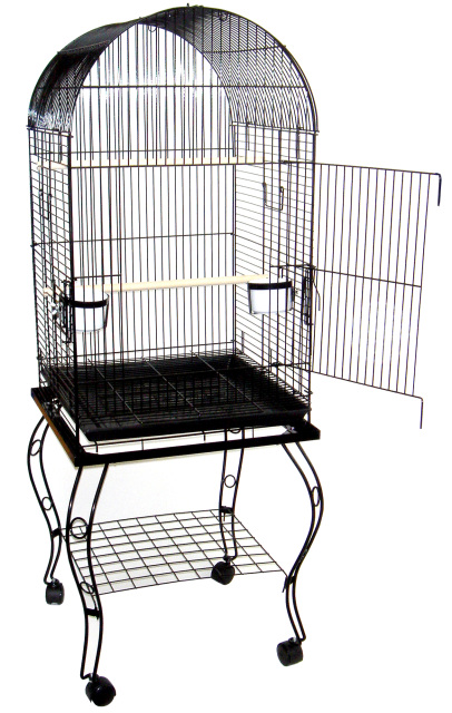 JAULA PARA AVES ALFA TOP PARROT 20&quot;X 20&quot;X35.5&quot; ANTIQUE GOLD