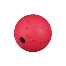 JUGUETE PELOTA DE GOMA NATURAL 9 CMS