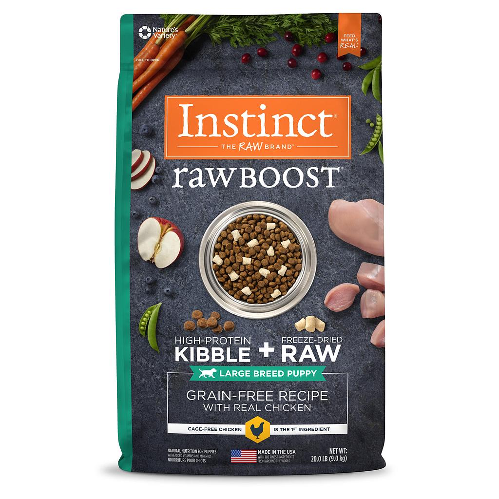 INSTINCT RAW BOOST GRAIN FREE CHICKEN FOR LARGE PUPPIES