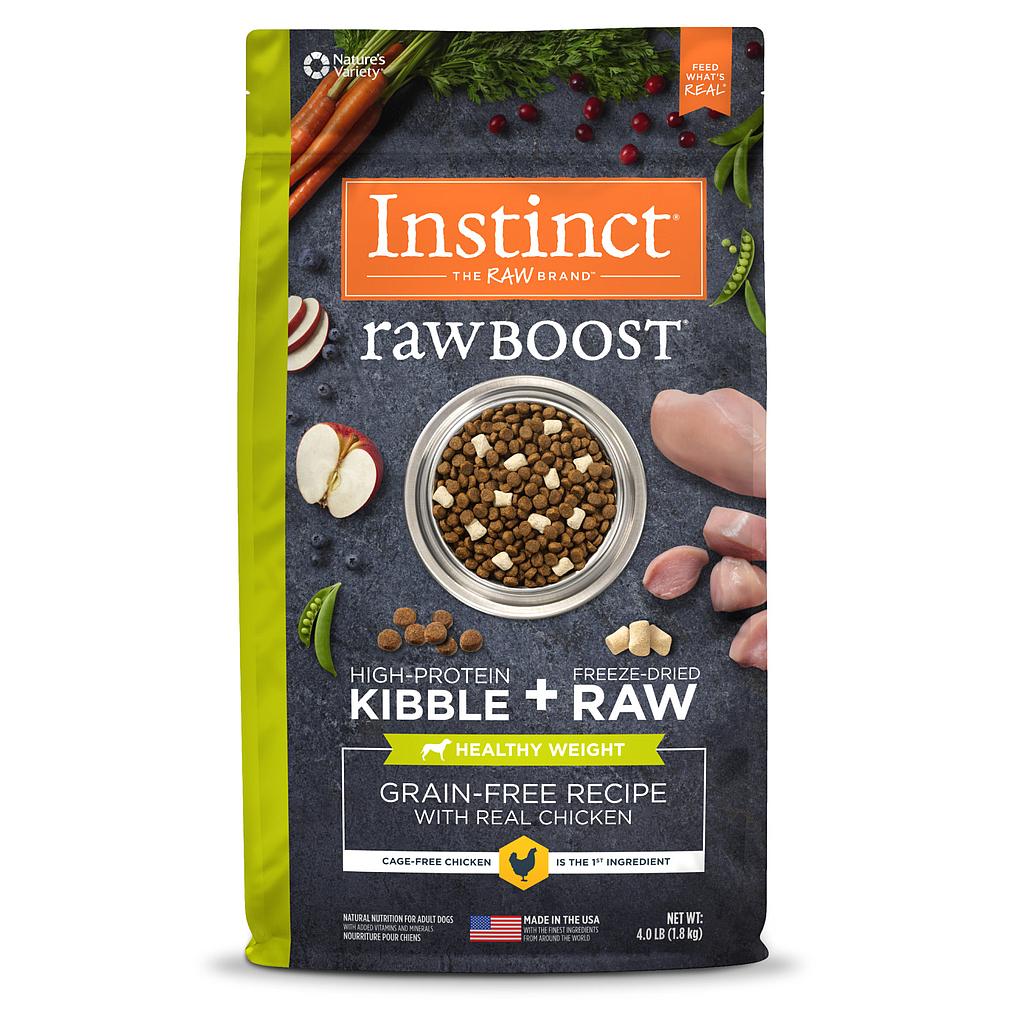 INSTINCT RAW BOOST GRAIN FREE CHICKEN HEALTHY WEIGHT