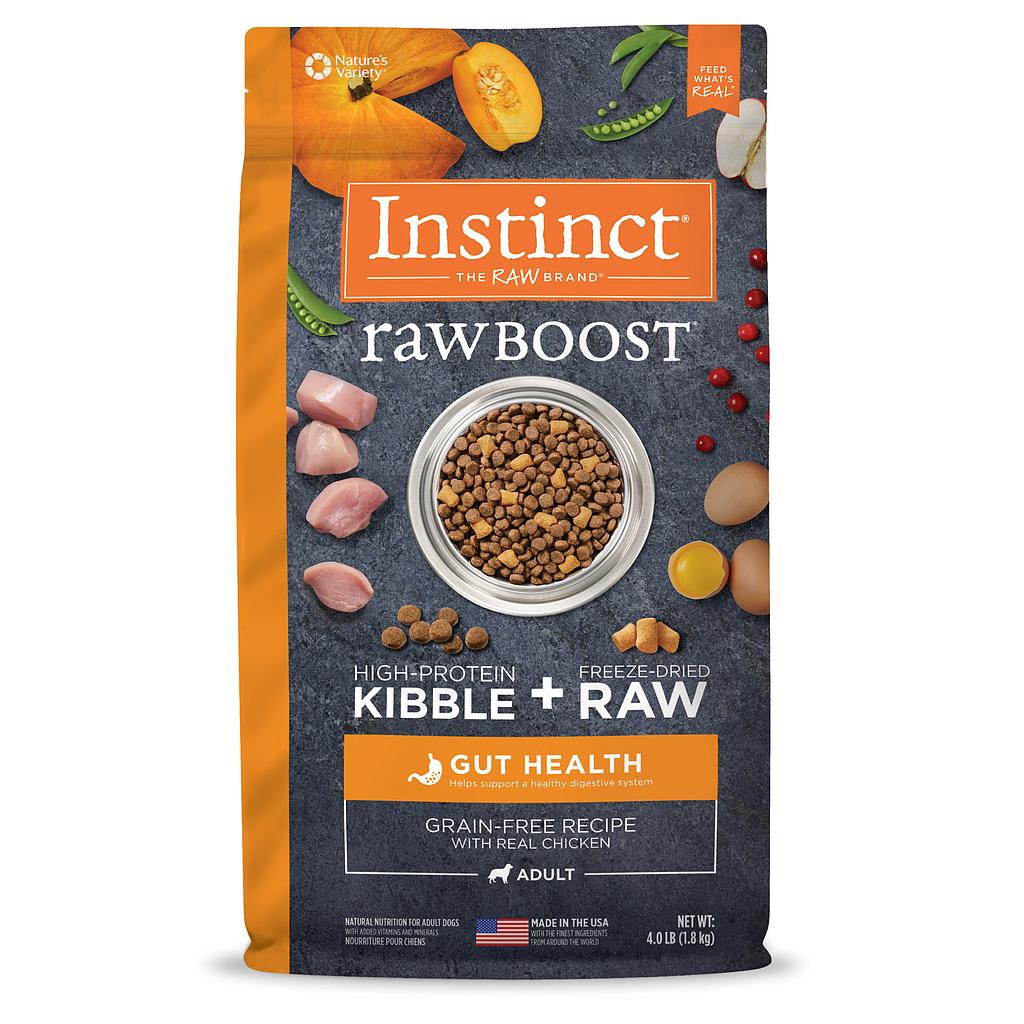 INSTINCT RAW BOOST GRAIN FREE CHICKEN GUT HEALTHY