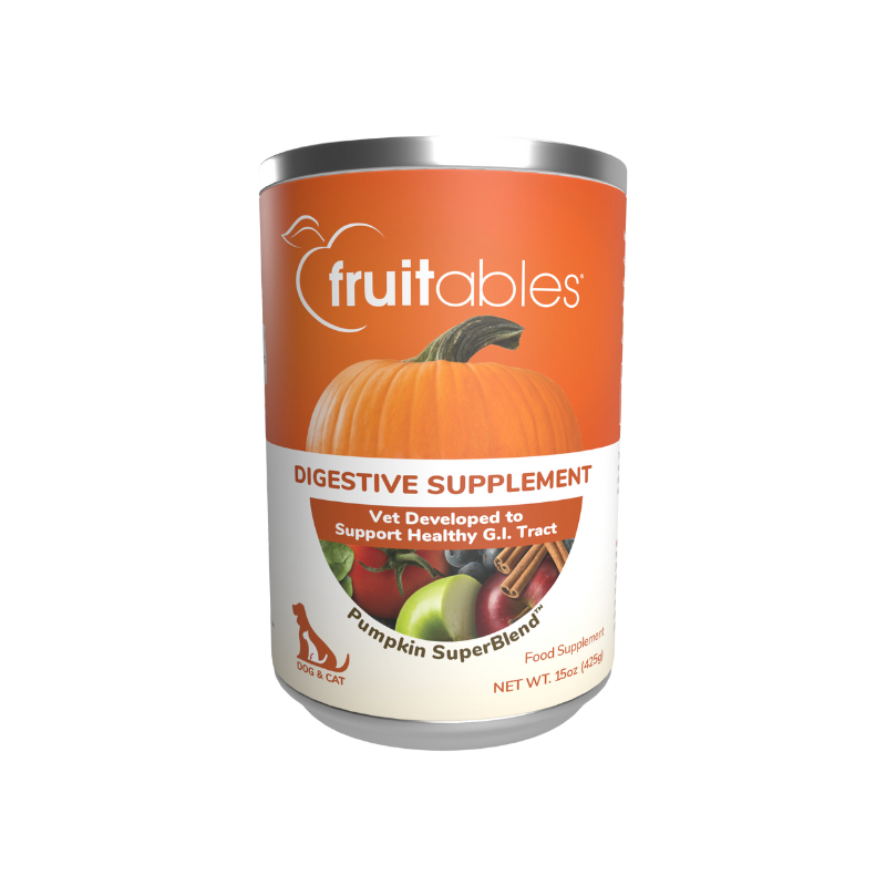 FRUITABLES DOG &amp; CAT TREAT DIGESTIVE SUPPLEMENT