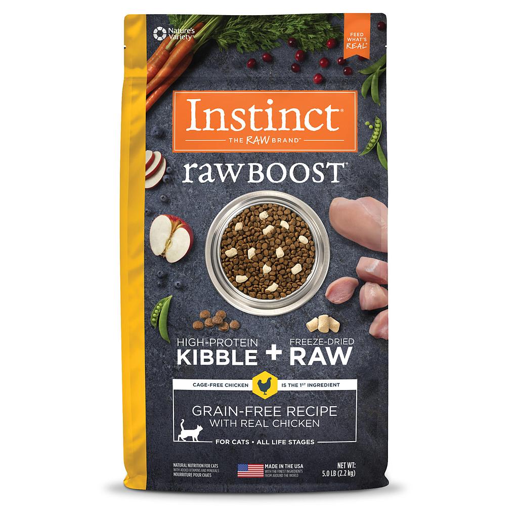 INSTINCT RAW BOOST GRAIN FREE CHICKEN FOR CATS