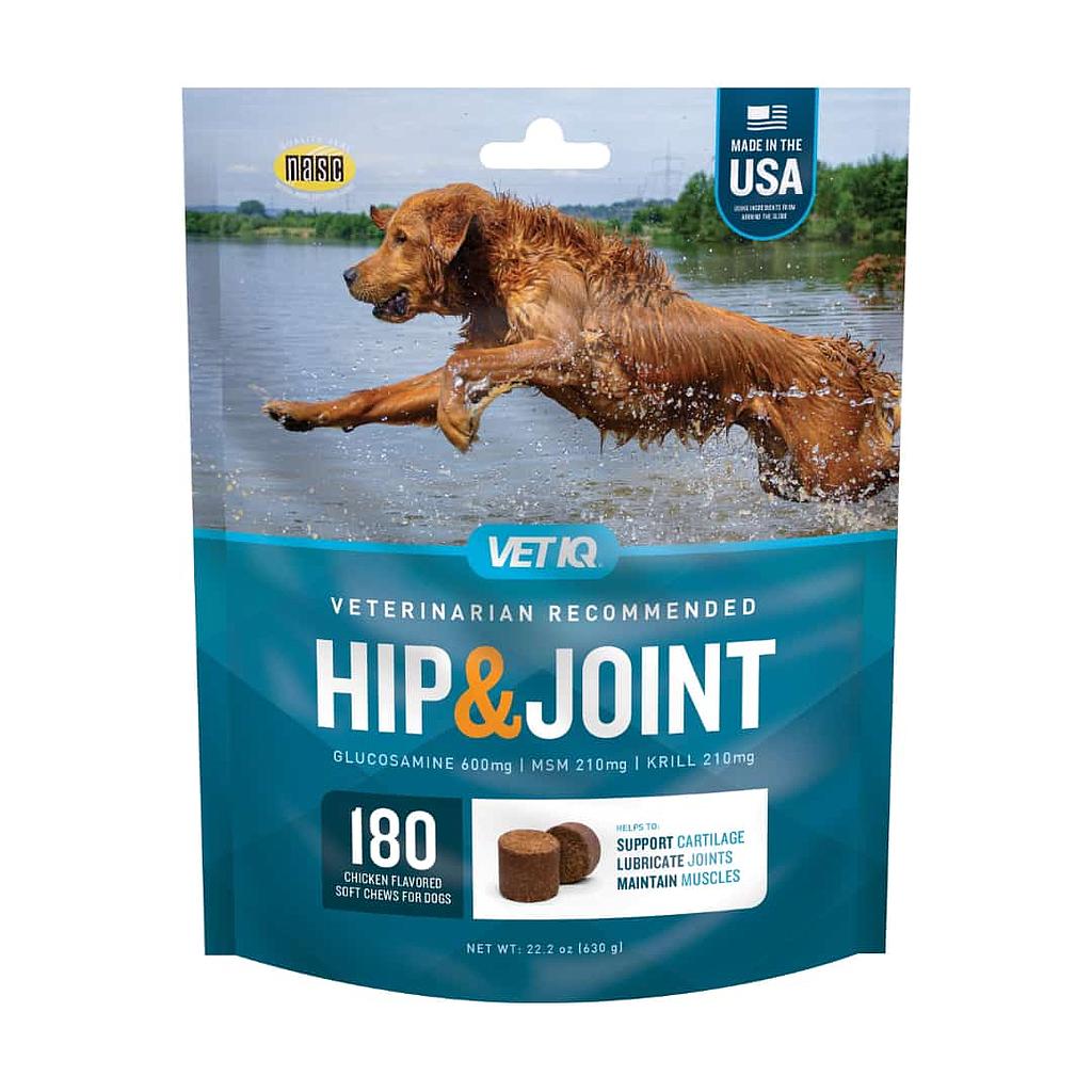 VET IQ HIP &amp; JOINT 7.4 ONZ 60 SOFT CHEWS
