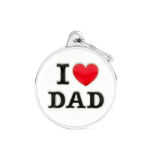 MY FAMILY TAG CHARMS I LOVE DAD