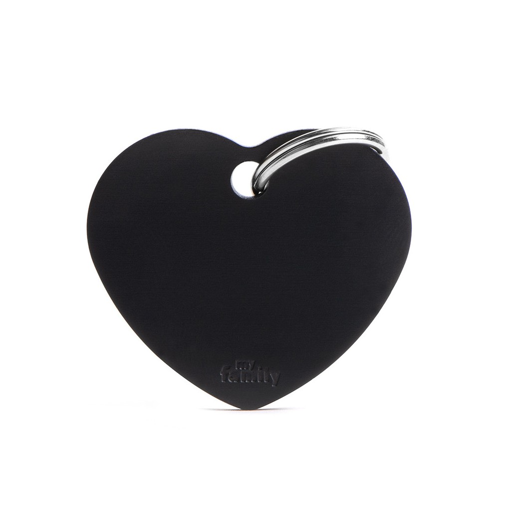 MY FAMILY TAG BIG ALUMINUM HEART