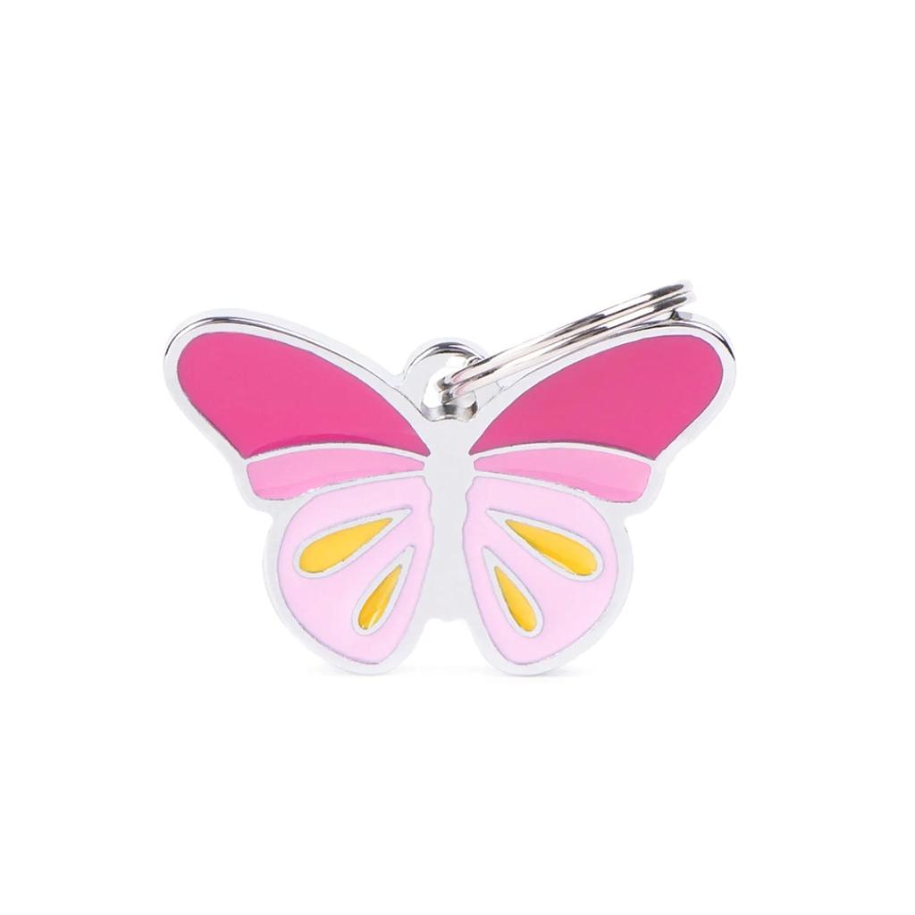 MY FAMILY TAG BUTTERFLY CHARM