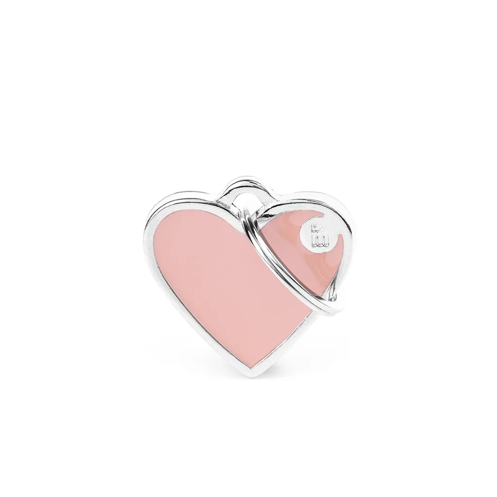 MY FAMILY TAG HEART SMALL HEART PINK