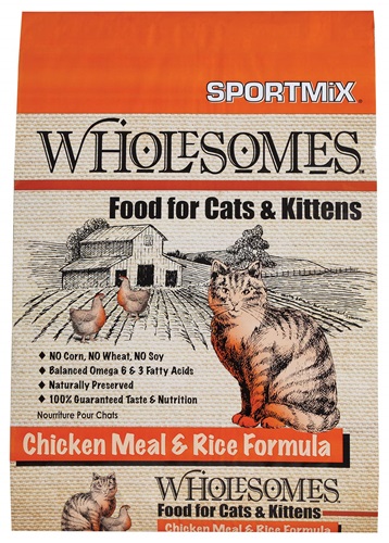 WHOLESOMES CAT CHICKEN MEAL &amp; RICE 6.8 KG