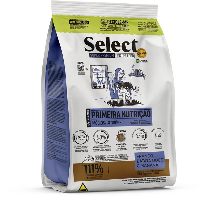 MONELLO SELECT SUPER PREMIUM CACHORROS RAZAS MEDIANAS Y GRANDES