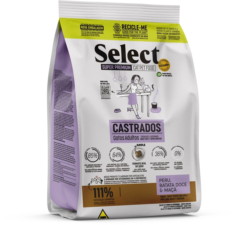 MONELLO SELECT SUPER PREMIUM GATOS CASTRADOS