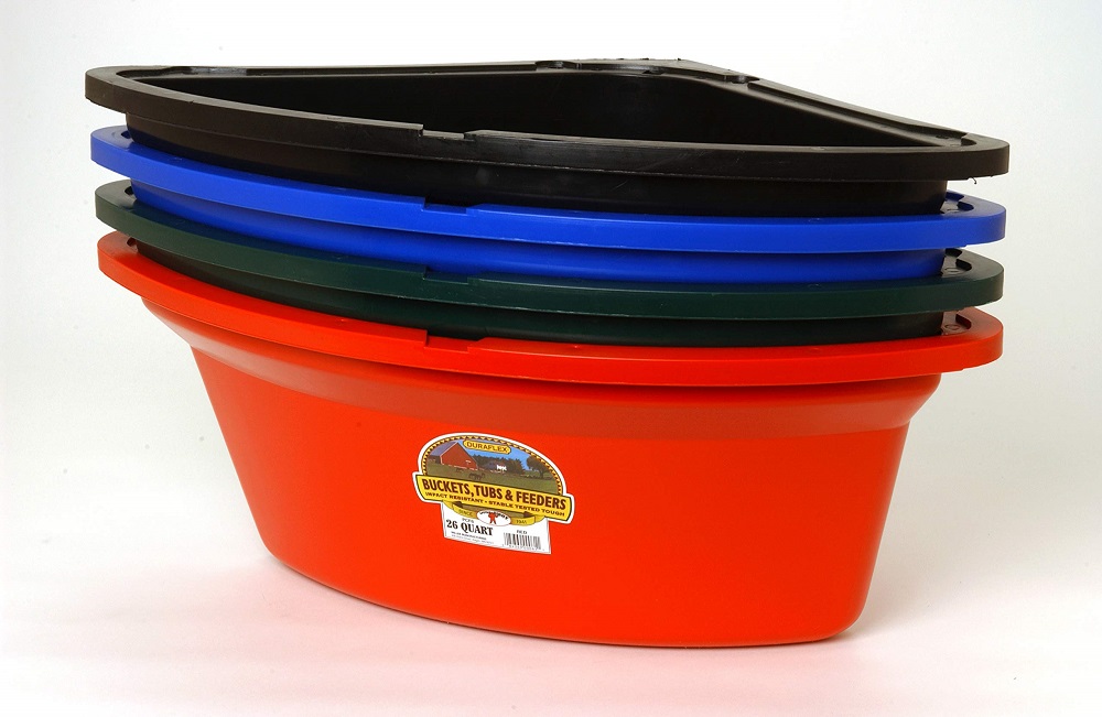 COMEDERO PARA CABALLO LITTLE GIANT DE ESQUINA 26 QUARTS