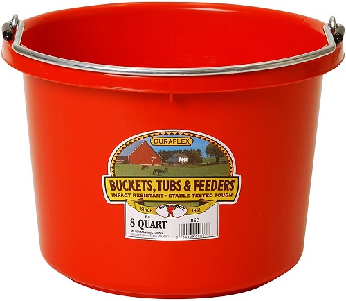 CUBO DURAFLEX ROJO 8 LT