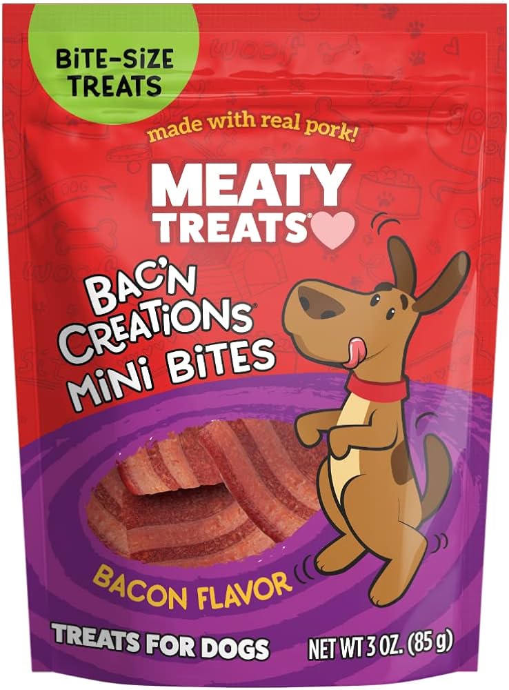 MEATY TREATS BACON FLAVORES 3OZ