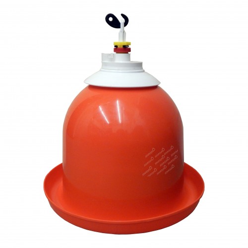 BEBEDERO PARA POLLO AUTOMATICO WD PLUS BLANCO ANARANJADO