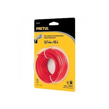 HILO PRETUL P/CHAPEADORA CORINTA 2.7MM*12M