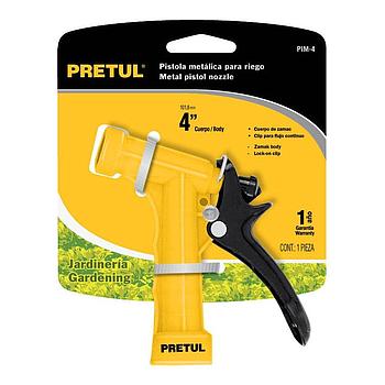 PISTOLA PLASTICA PRETUL PARA RIEGO 4"
