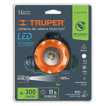 LINTERNA DE LED RECARGABLE 290 LUMENES