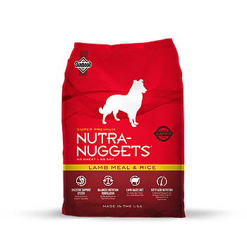 NUTRA NUGGETS CONCENTRADO CORDERO Y ARROZ 15KG