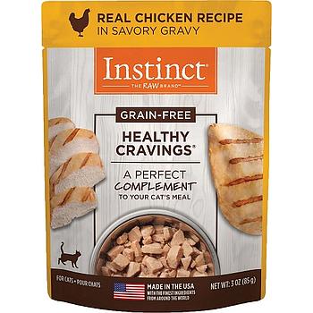 INSTINCT HEALTHY CRAVINGS CHICKEN POUCHES CAT 3OZ