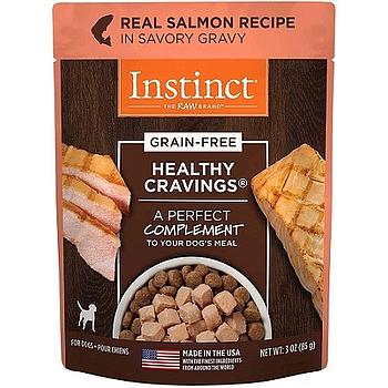 INSTINCT HEALTHY CRABINGS SALMON POUCHES CAT 3OZ