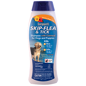 SHAMPOO SERGEANTS SKIP-FLEA &TICK WITH OATMEAL FOR DOGS AND PUPPIES