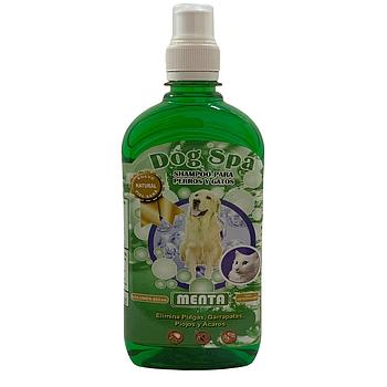 DOG SPA SHAMPOO PARA PERROS Y GATOS DE MENTA