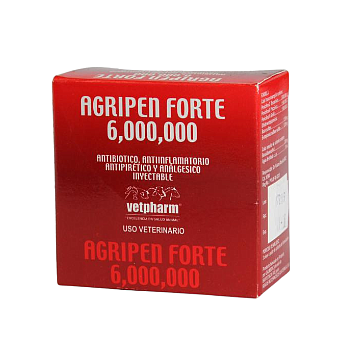 AGRIPEN FORTE 6,000,000 INYECTABLE FRASCO 15 ML