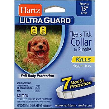 HARTZ COLLAR CONTRA PULGAS ULTRA GUARD PARA CACHORROS 15"