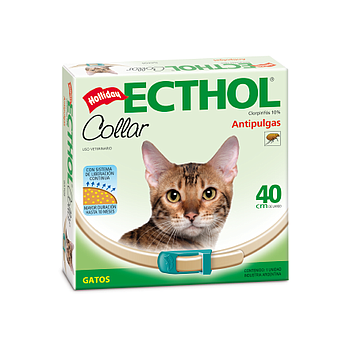 ECTHOL COLLAR ANTIPULGAS Y GARRAPATAS PARA GATOS