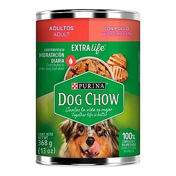 DOG CHOW ALIMENTO HUMEDO LATA FESTIVAL DE TROZOS DE POLLO