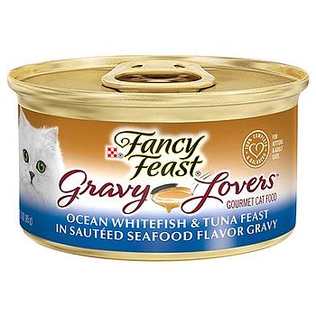 FANCY FEAST GRAVY LOVERS OCEAN WHITEFISH & TUNA FEAST 85 GR