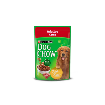DOG CHOW ALIMENTO HUMEDO ADULTO CARNE POUCH 100GRS