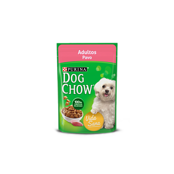 DOG CHOW ALIMENTO HUMEDO ADULTO PAVO POUCH 100 GRS