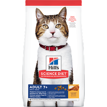 SCIENCE DIET ADULT 7+ FELINE 4 LBS