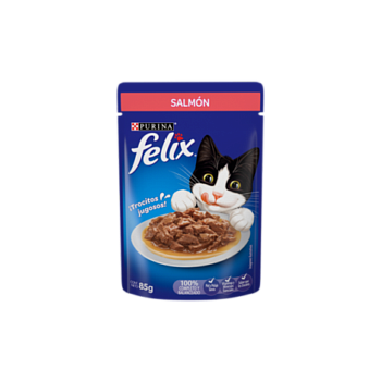 FELIX POUCH SALMON EN SALSA 85 GR
