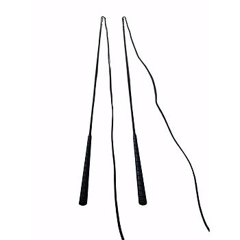 FUSTA/FUETE VALHOMA PARA CABALLO 65" C/72" DE DROP NEGRO