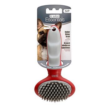 CEPILLO DE GOMA PARA PELO CORTO