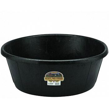 BEBEDERO DE HULE DE 15 GALONES NEGRO