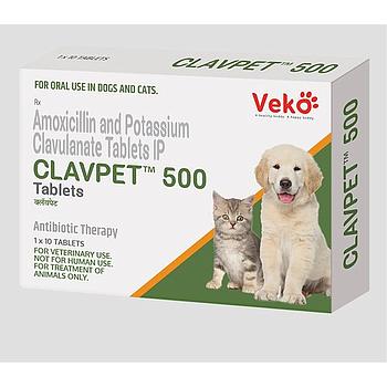 CLAVPET TABLETA 500 MG