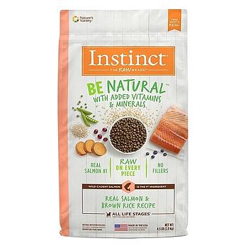 INSTINCT BE NATURAL SALMON & BROWN RICE DOG