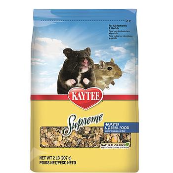 KAYTEE SUPREME HAMSTER & GERBIL FOOD 2 LB