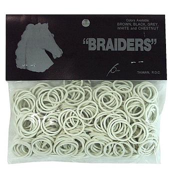 HULES PARA TRENZAR COLOR BLANCOS BOLSA