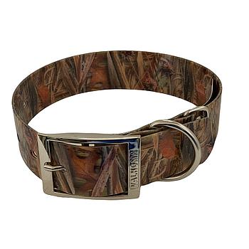 COLLAR PARA PERRO VALHOMA 1 1/2" ANCHO CAMUFLAGEADO OTOÑO