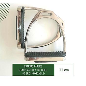 ESTRIBO INGLES CON PLANTILLA DE HULE (PAR)