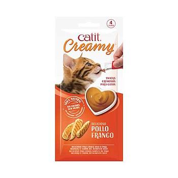 CATIT CREAMY 4 SNACKS X 10GRS PARA GATOS