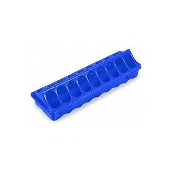 COMEDERO SAFARI ALARGADO CON 28 HUECOS PLASTICO 40 CMS