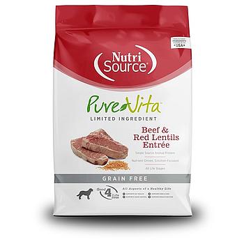 NUTRI SOURCE PURE VITA BEEF & RED LENTILS